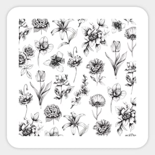 Botanink pattern Sticker